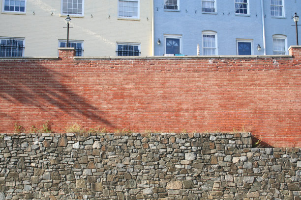 乔治城在运河边的房子图片下载