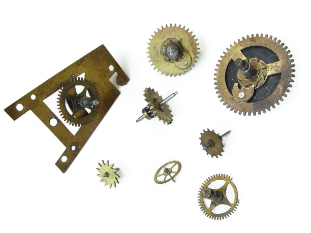 时钟的齿轮图片下载