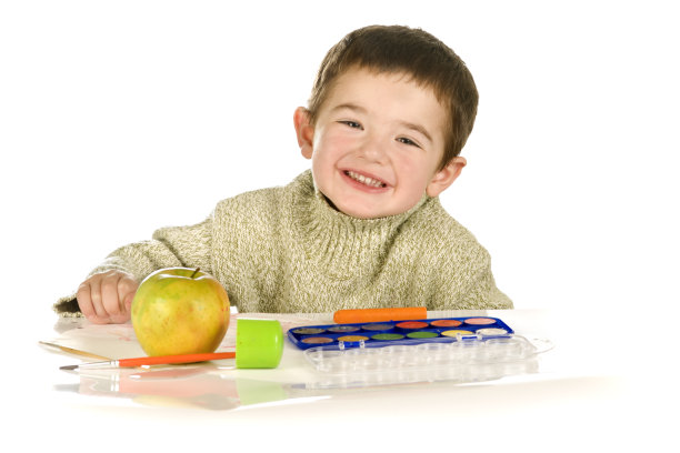 男孩画图片下载