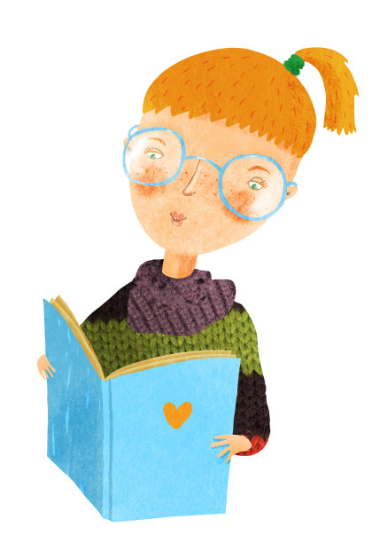 学习的女孩图片下载