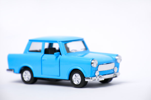 蓝色的玩具车素材图片