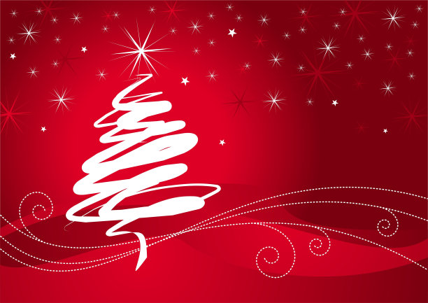 圣诞装饰插画图片下载