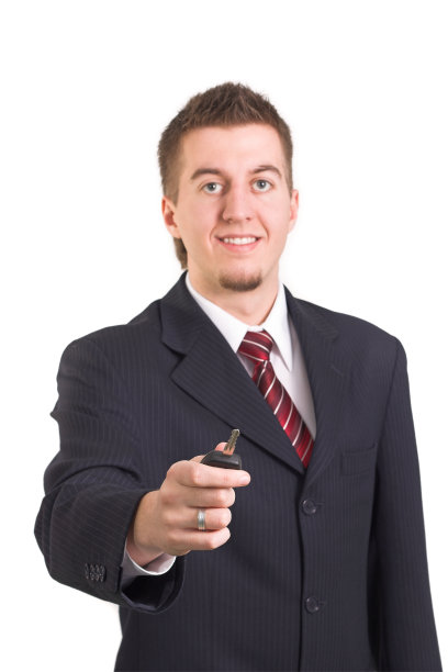 商人正在交出车钥匙图片下载