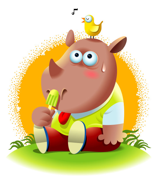 热的河马图片下载