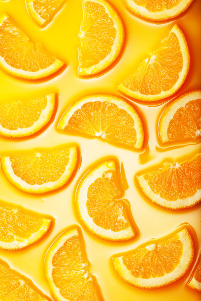 橙片背景图片下载