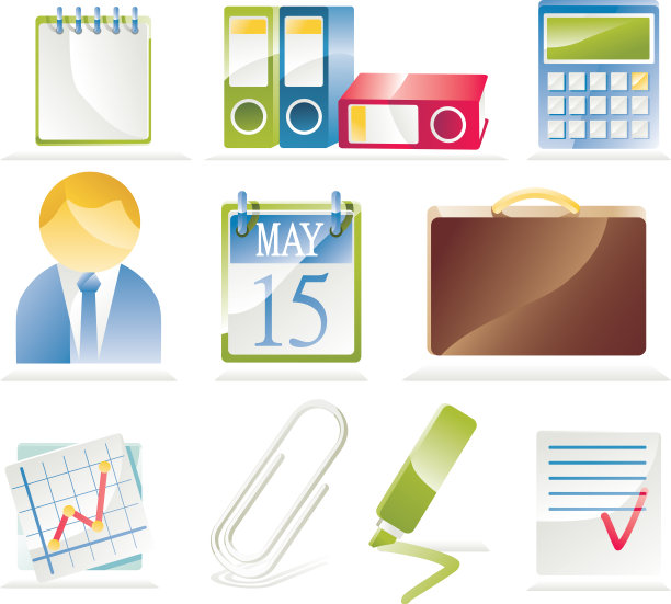 办公室图标设置，第1部分图片下载