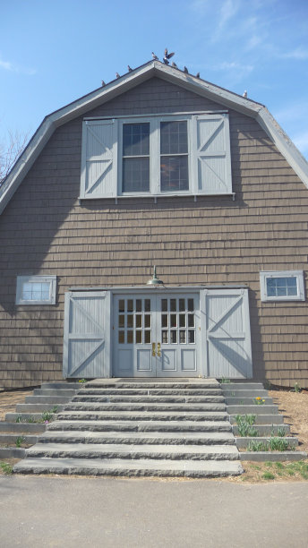 谷仓和鸟类图片下载