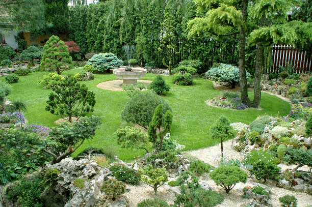 盆景花园图片下载