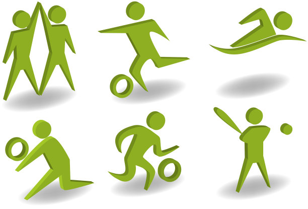 运动3D图标集图片下载