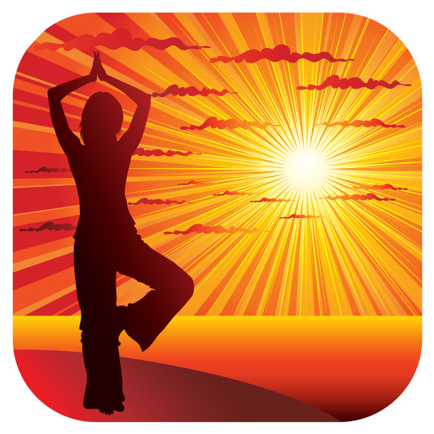 年轻女子在做瑜伽体操图片下载