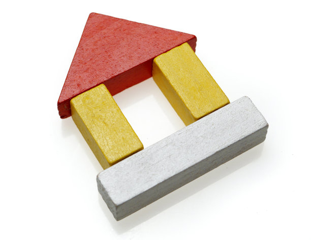 木制玩具的房子图片下载