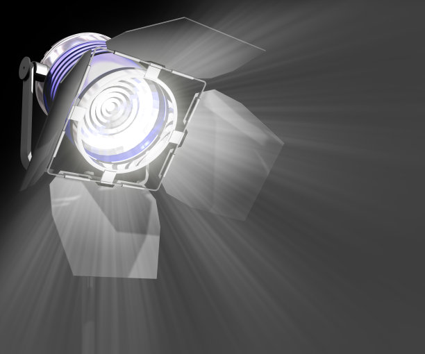 聚光灯特写图片下载