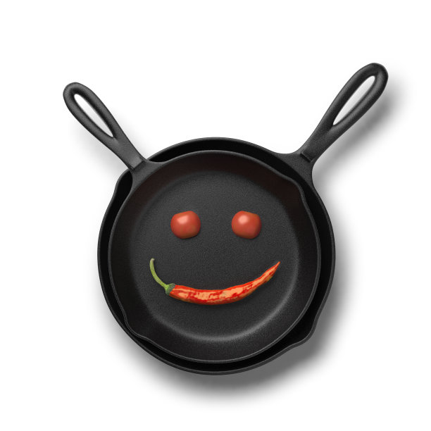 煎锅的微笑图片下载