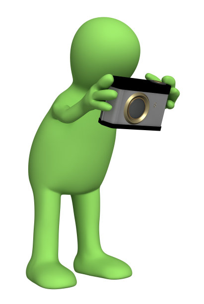 3d摄影师木偶与相机图片下载