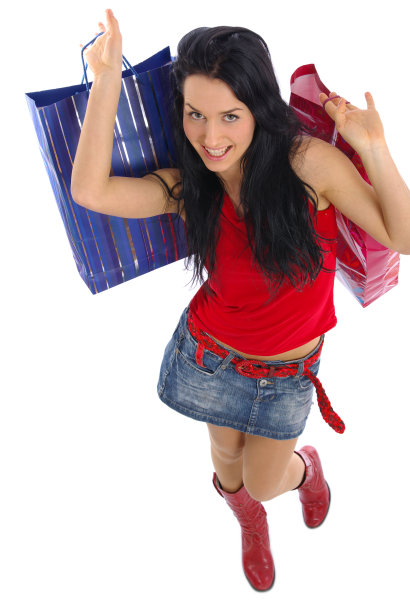 女购物袋图片下载