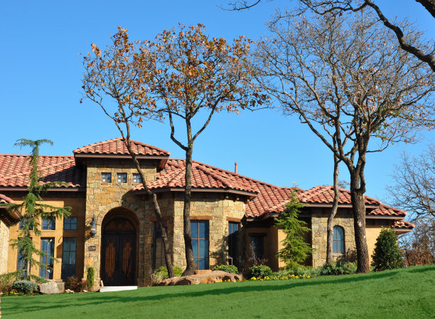 西班牙风格行政住宅图片下载