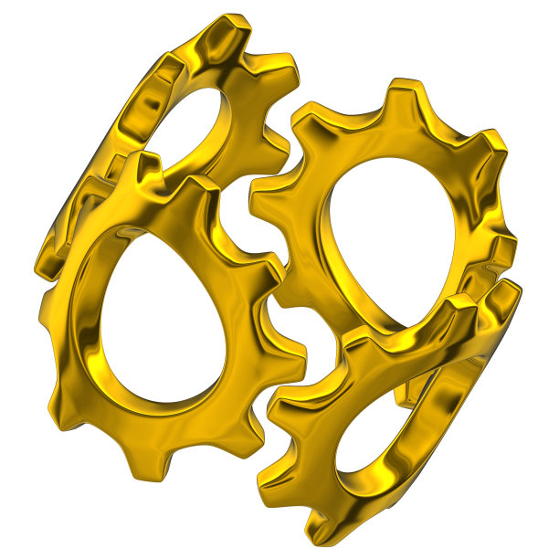 金色齿轮图片下载