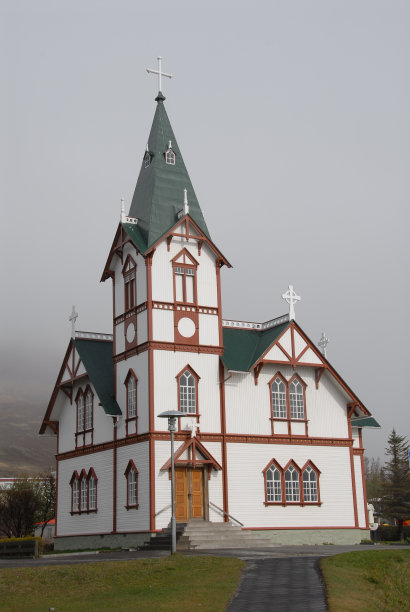 白色的教堂图片下载