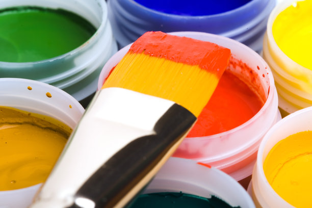 颜色和画笔。图片下载