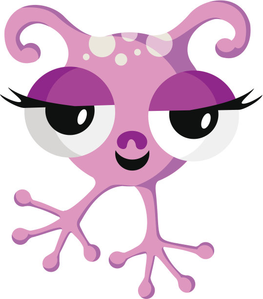 粉色空间怪物图片下载