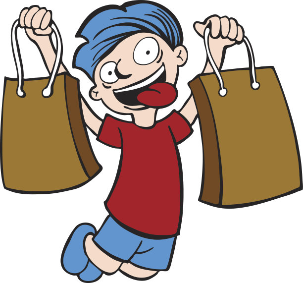 疯狂购物的孩子图片下载