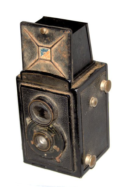 古董箱式照相机图片下载