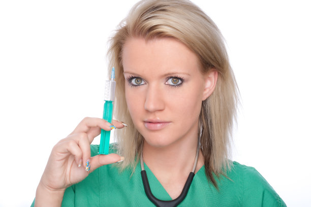 可爱的金发护士图片下载