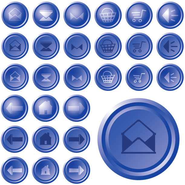 Webbuttons 蓝色图片下载