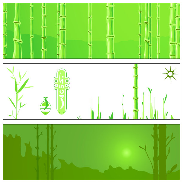 绿色的竹子图片下载