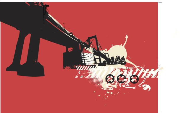 城市桥梁。图片下载