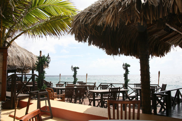 露天咖啡馆图片下载