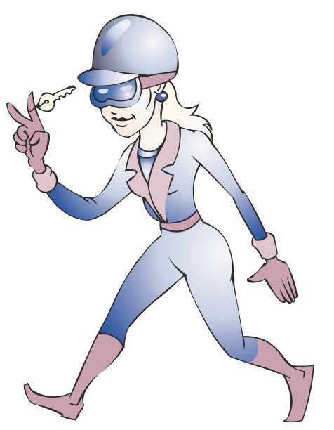 赛车的女人图片下载