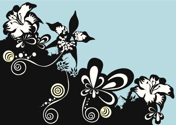 抽象的花朵图片下载