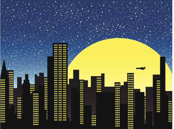 城市的夜晚图片下载