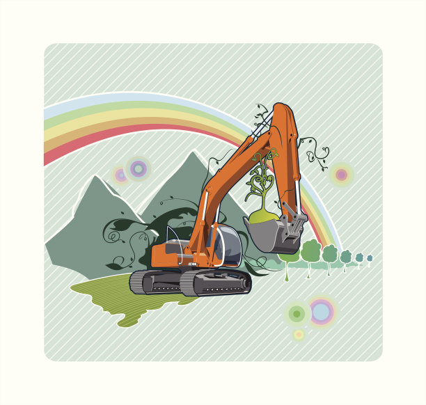 挖掘机图片下载