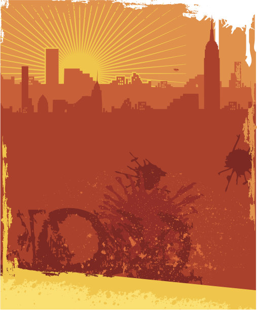 城市插画素材ID：109899544