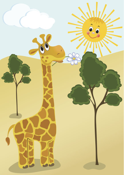 长颈鹿图片下载