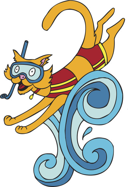 猫飞溅图片下载