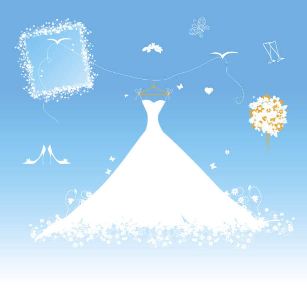 新娘的婚纱图片下载