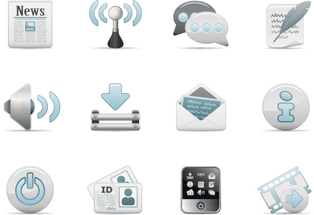 网页博客图标设置图片下载