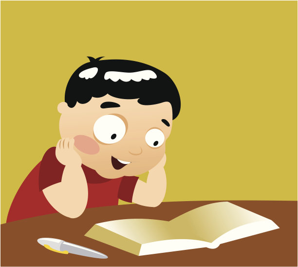 学习的男孩图片下载