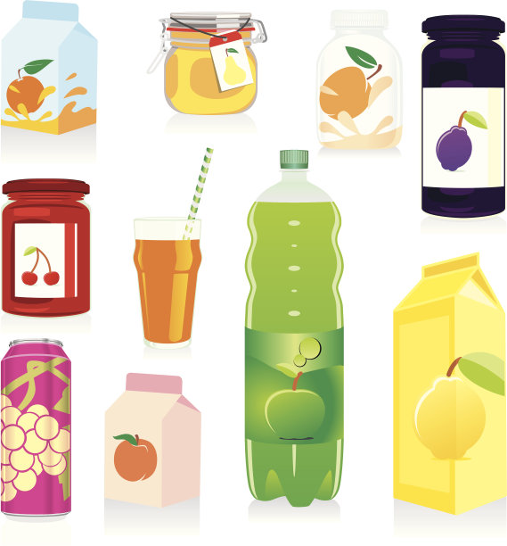 孤立的水果的容器图片下载