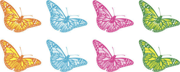 向量的蝴蝶图片下载