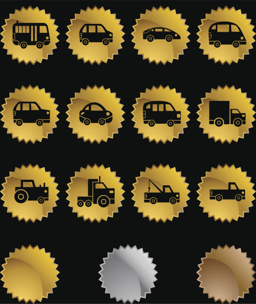 汽车金属贴纸图片下载