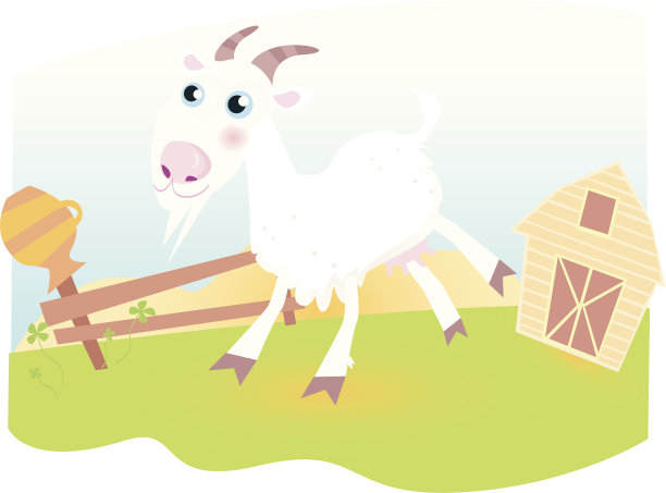 山羊在农场图片下载