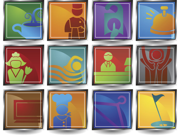 酒店缩放图标图片下载