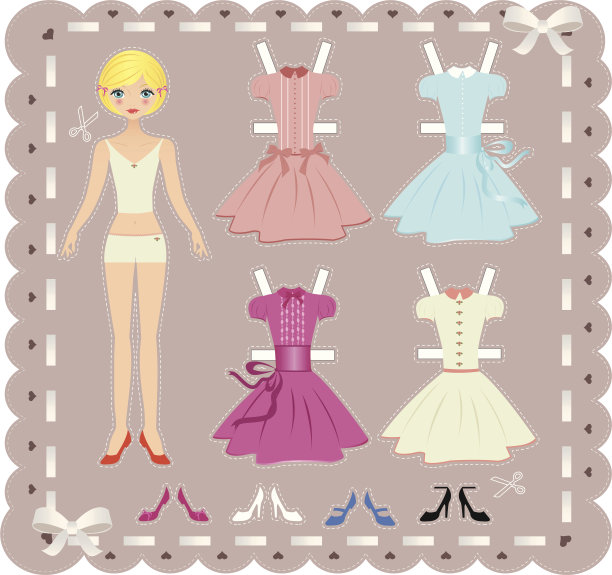 纸娃娃图片下载