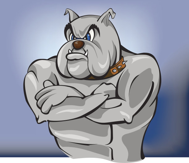 斗牛犬看守图片下载