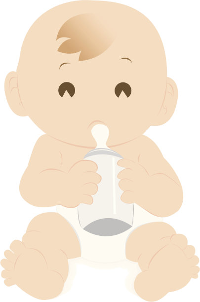 婴儿喝牛奶图片下载