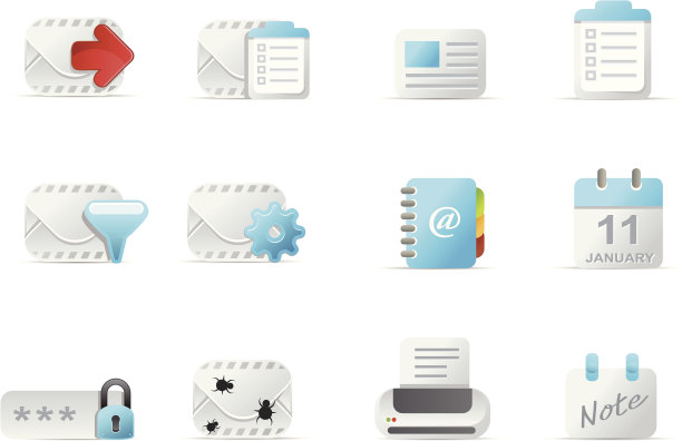 电子邮件图标-电子邮件设置4图片下载